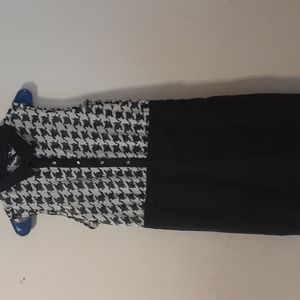 - Womens Black & White Dress